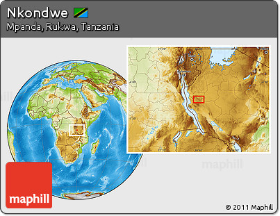 Physical Location Map of Nkondwe