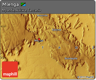 Physical Map of Mlenga