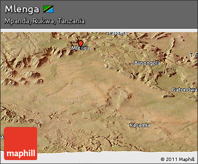 Satellite Panoramic Map of Mlenga