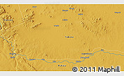 Physical 3D Map of the area around 5° 35' 51" S, 31° 31' 29" E