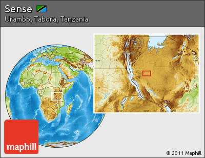 Physical Location Map of Sense