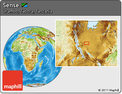 Physical Location Map of Sense