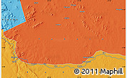 Political Map of the area around 5° 35' 51" S, 31° 31' 29" E
