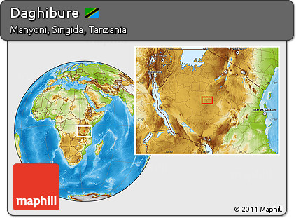 Physical Location Map of Daghibure