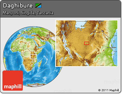 Physical Location Map of Daghibure