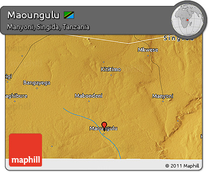 Physical 3D Map of Maoungulu