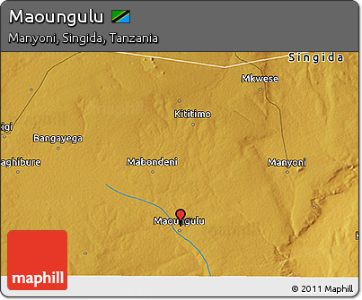 Physical 3D Map of Maoungulu