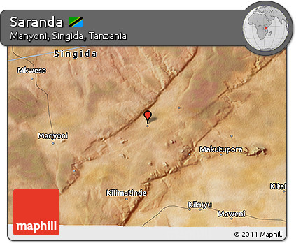 Satellite 3D Map of Saranda