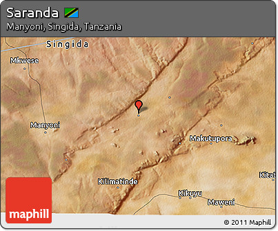 Satellite 3D Map of Saranda