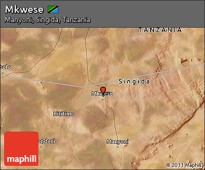 Satellite 3D Map of Mkwese