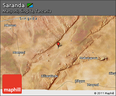 Satellite 3D Map of Saranda