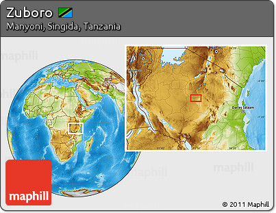 Physical Location Map of Zuboro