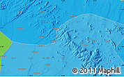 Political Map of the area around 5° 35' 51" S, 35° 46' 29" E