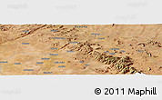 Satellite Panoramic Map of the area around 5° 35' 51" S, 35° 46' 29" E