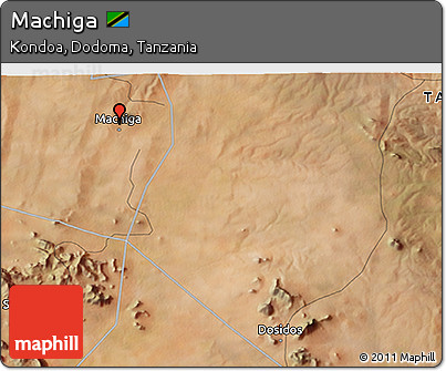 Satellite 3D Map of Machiga