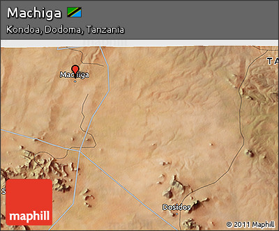 Satellite 3D Map of Machiga