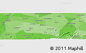 Political Panoramic Map of the area around 5° 35' 51" S, 36° 28' 30" W