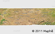 Satellite Panoramic Map of the area around 5° 35' 51" S, 36° 28' 30" W