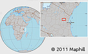Gray Location Map of Naza