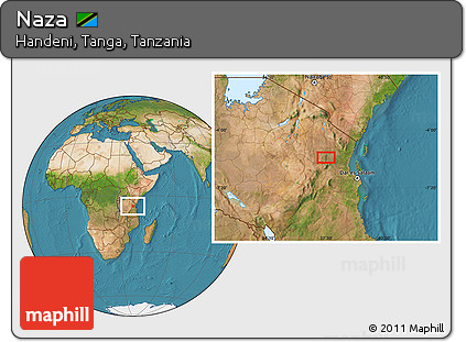 Satellite Location Map of Naza