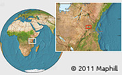 Satellite Location Map of Naza