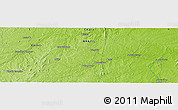 Physical Panoramic Map of Milhã