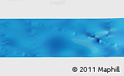 Physical Panoramic Map of the area around 5° 35' 51" S, 51° 55' 29" E
