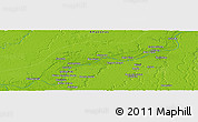 Physical Panoramic Map of the area around 5° 35' 51" S, 61° 7' 30" W