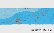 Political Panoramic Map of the area around 5° 35' 51" S, 61° 7' 30" W