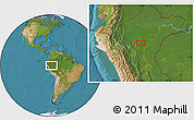 Satellite Location Map of Portal