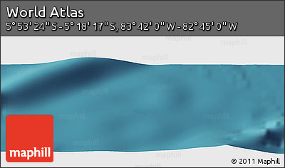 Satellite Panoramic Map of the Area around 5° 35' 51" S, 83° 13' 29" W