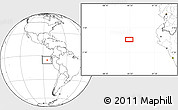Blank Location Map of the area around 5° 35' 51" S, 84° 55' 30" W