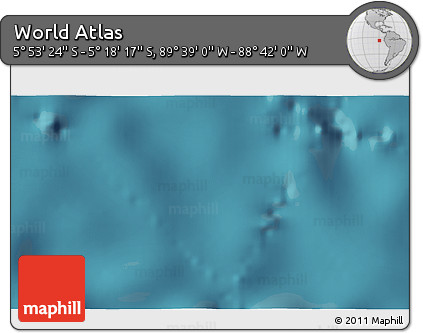 Satellite 3D Map of the Area around 5° 35' 51" S, 89° 10' 30" W