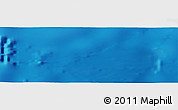 Physical Panoramic Map of the area around 5° 35' 51" S, 98° 40' 30" E