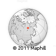 Outline Map of the Area around 60° 16' 48" N, 109° 43' 29" E, rectangular outline