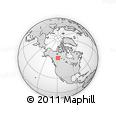 Outline Map of the Area around 60° 16' 48" N, 118° 55' 30" W, rectangular outline