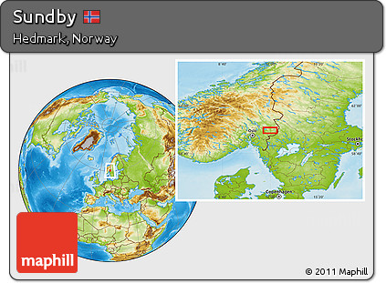 Physical Location Map of Sundby