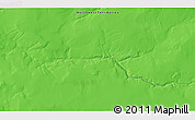 Political 3D Map of the area around 60° 16' 48" N, 122° 19' 29" W