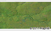 Satellite 3D Map of the area around 60° 16' 48" N, 122° 19' 29" W