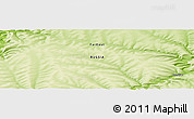 Physical Panoramic Map of the area around 60° 16' 48" N, 123° 19' 29" E
