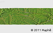 Satellite Panoramic Map of the area around 60° 16' 48" N, 123° 19' 29" E