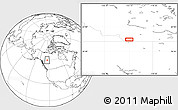 Blank Location Map of the area around 60° 16' 48" N, 123° 10' 30" W