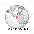 Outline Map of the Area around 60° 16' 48" N, 124° 1' 30" W, rectangular outline