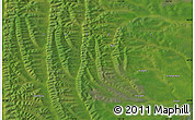Satellite Map of the area around 60° 16' 48" N, 133° 31' 30" E