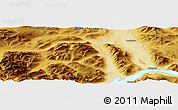 Physical Panoramic Map of Carcross