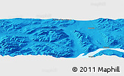 Political Panoramic Map of Carcross