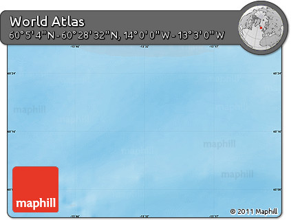 Physical Map of the Area around 60° 16' 48" N, 13° 31' 30" W