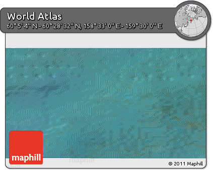 Satellite 3D Map of the Area around 60° 16' 48" N, 159° 1' 30" E
