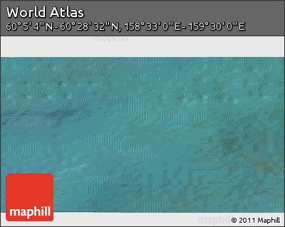 Satellite 3D Map of the Area around 60° 16' 48" N, 159° 1' 30" E