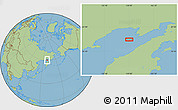 Savanna Style Location Map of the area around 60° 16' 48" N, 159° 1' 30" E